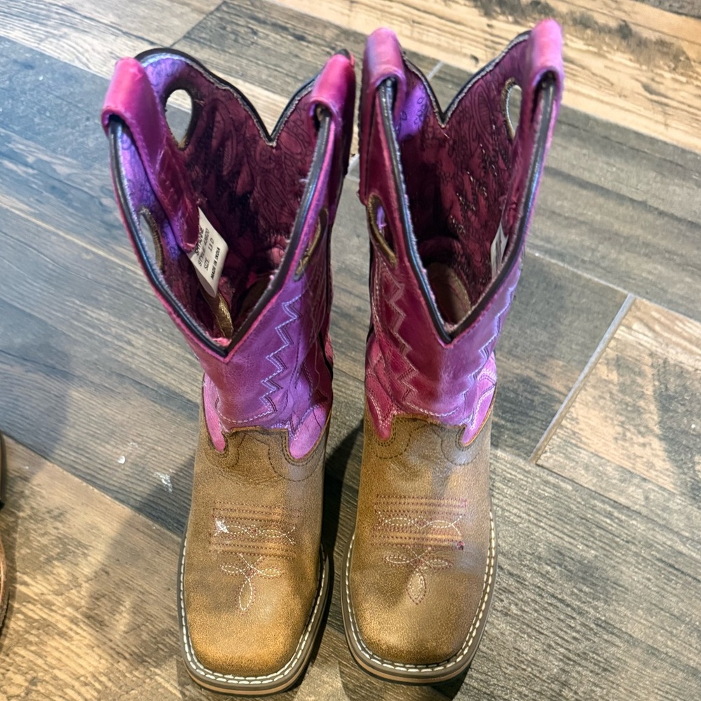 Shyanne Purple Girls' Cowgirl Boots